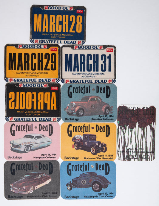 Robbie Taylor Backstage Passes (03/28/1984 - 04/20/1984) Bundle
