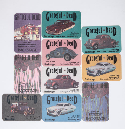 Robbie Taylor Backstage Passes (06/14/1984 - 07/04/1984) Bundle