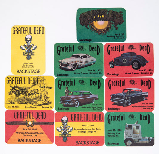 Robbie Taylor Backstage Passes (04/04/1985 - 06/28/1985) Bundle