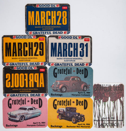 Robbie Taylor Backstage Passes (3/28/1984 - 4/17/1984) Bundle