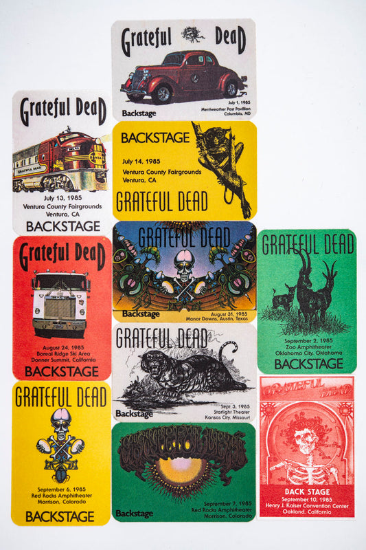 Robbie Taylor Backstage Passes (7/01/1985 - 9/10/1985) Bundle