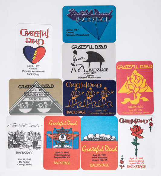 Robbie Taylor Backstage Passes (04/02/1987 - 04/19/1987) Bundle