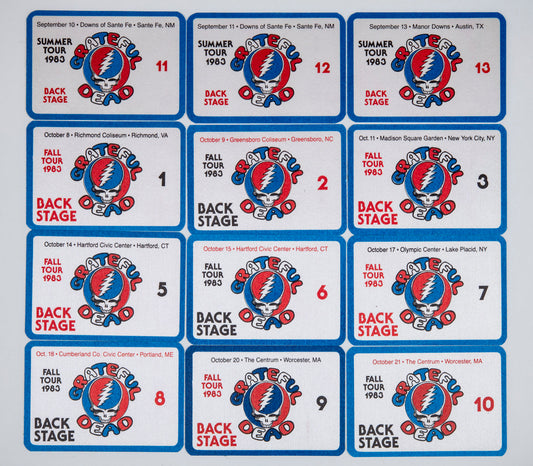 Robbie Taylor Backstage Passes (9/10/1983 - 10/21/2983) Bundle