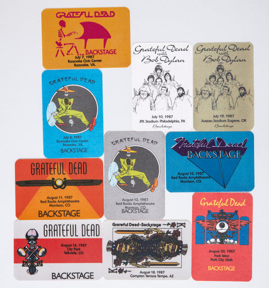 Robbie Taylor Backstage Passes (07/07/1987 - 08/20/1987) Bundle