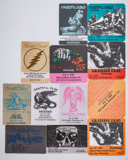 Robbie Taylor Backstage Passes (4/02/1989 - 7/18/1989) Bundle