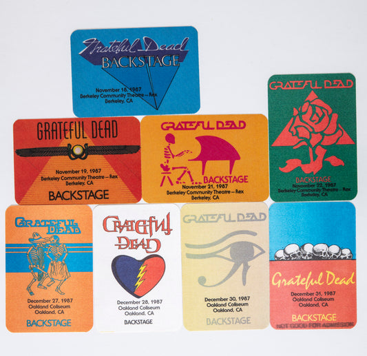 Robbie Taylor Backstage Passes (11/18/1987 - 12/31/1987) Bundle