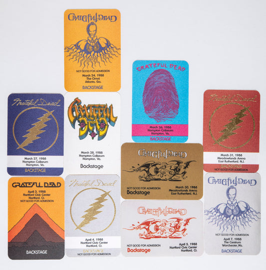 Robbie Taylor Backstage Passes (03/24/1988 - 04/07/1988) Bundle