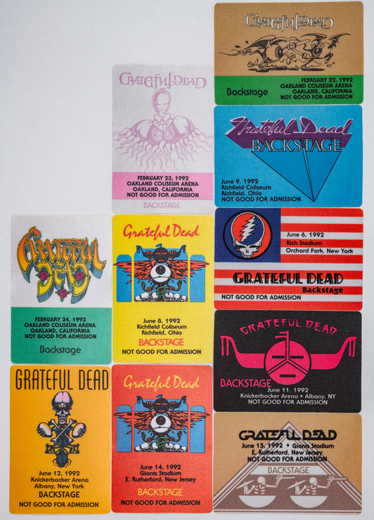 Robbie Taylor Backstage Passes (2/22/1992 - 6/15/1992) Bundle