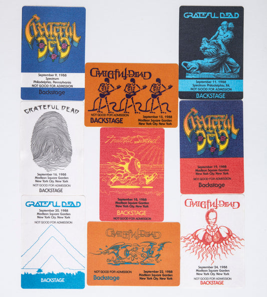 Robbie Taylor Backstage Passes (09/09/1988 - 09/24/1988) Bundle