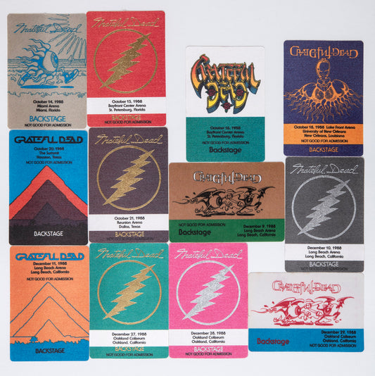 Robbie Taylor Backstage Passes (10/14/1988 - 12/29/1988) Bundle