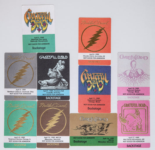 Robbie Taylor Backstage Passes (04/03/1989 - 04/17/1989) Bundle