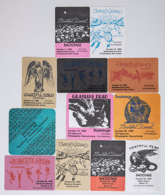 Robbie Taylor Backstage Passes (10/11/1989 - 10/26/1989) Bundle