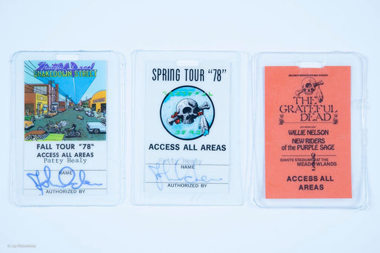 Dan Healy Backstage Laminates (1978) Bundle