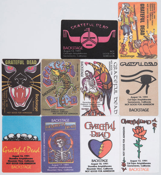 Robbie Taylor Backstage Passes (8/12/1991 - 12/30/1991) Bundle