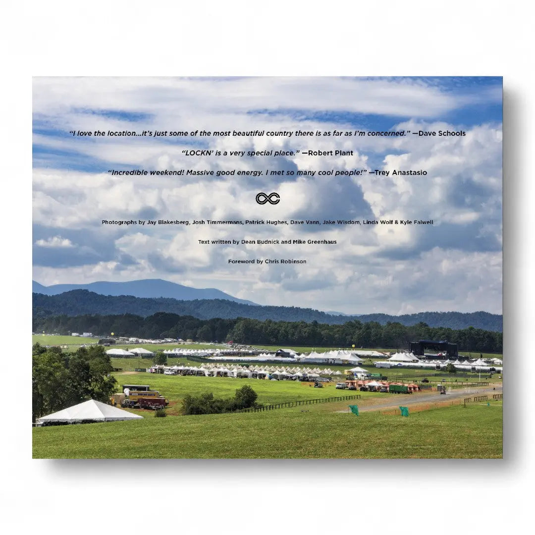 LOCKN' Festival Photo Book: Vol. 2 (2015 & 2016) - Back
