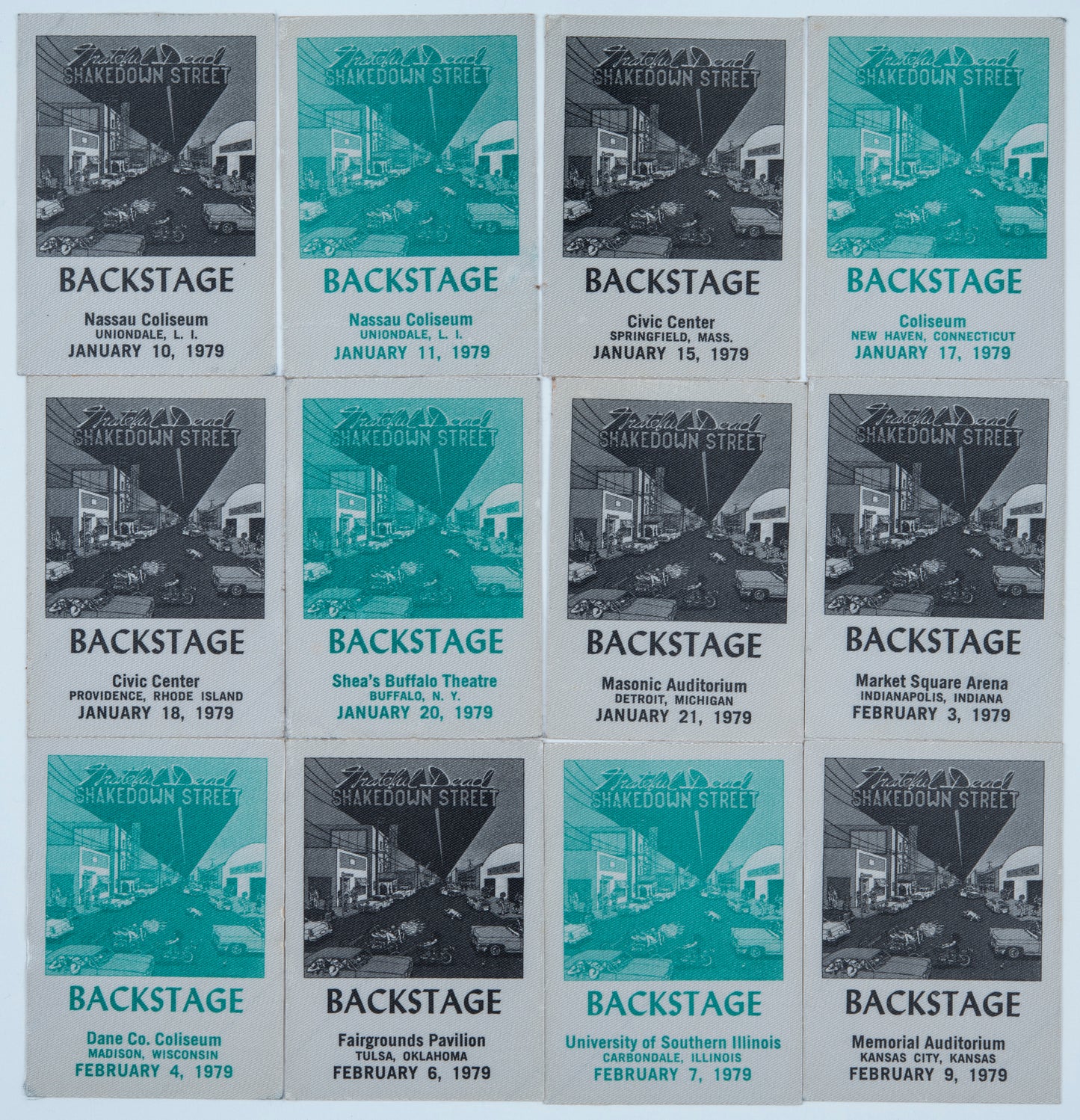 Dan Healy Backstage Passes (1/10/1979 - 2/9/1979) Bundle