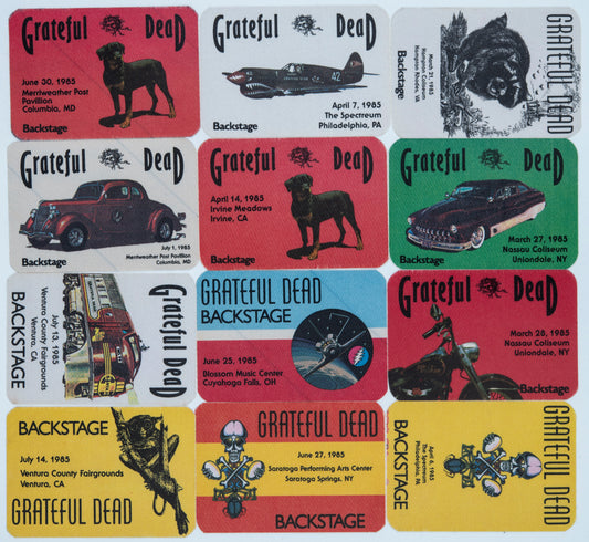 Dan Healy Backstage Passes (3/21/1985 - 7/14/1985) Bundle